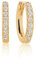 Sif Jakobs Jewellery Damen-Creolen 925er Silber Zirkonia One Size 87706257