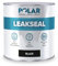 Polar Premium Leak Seal Black PAINT - 500ml - Instant Waterproof Roof SEALANT - Ideal for Leaks, Cracks & Roof Repair - Concrete, Brick, Metal, Drainpipes & Gutters - Easy to Apply