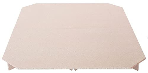 Beliani Praktischer Podest für Wasserbettmatratzen 180 x 200 cm Heller Holzfarbton Durable