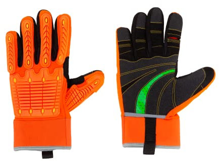 Gettix Hundeführer Handschuhe orange (M/9)
