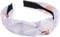styleBREAKER Ladies Fabric Headband with Colourful Batik Gradient Pattern, Twist Knot, Headband, Hair Accessories 04027046, Colour:Lilac-Coral