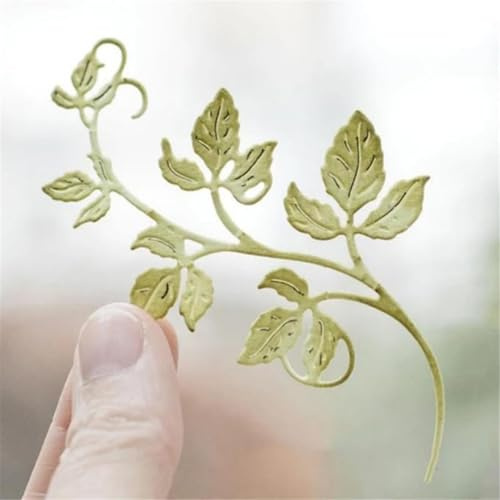 Mvchifay Cutting Dies Metal Stencils Scrapbooking Tool DIY Craft Carbon Steel Embossing Template for Paper Card Making (Branch Vine-8.8x5cm)