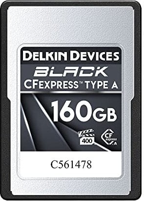 Delkin CFexpress 160GB Black Type A Memory Card