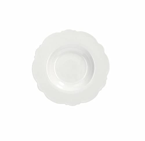 Andrea Fontebasso Piatto Fondo Bianco New Bone China LINEA GINEVRA (Ø 23 cm)