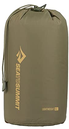 Sea to Summit Lightweight Stuff Sack, Durable Outdoor and Travel Storage, 5 Liter, Olive Green