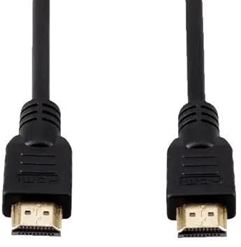 HDMI Cable 1M - High Speed - Plated - Male to Male - Black, 1080P, 3D, Supports all HDMI connected media devices.