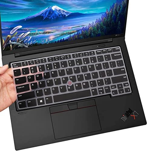 Lenovo Keyboard Cover for ThinkPad X1 Carbon, T14, T14s, L14, P14s, E14 - Compatible with Various Generations - Black