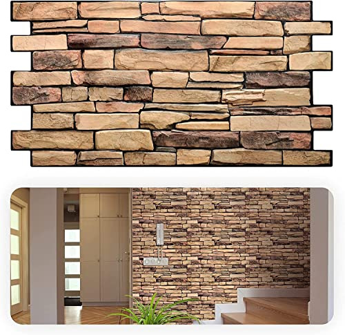Grace Baltic - Pannelli da parete 3D per decorazione da parete interna non adesivi sottili ed elastici in PVC Pannelli Decorazione Murale Interna Tatuaggi Murali Materiale PVC 3D (40 pezzi / 19.6 m2)
