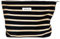 Torytoe Kosmetiktasche, Kulturtasche Segeltuch Mäppchen Make Up Schminktasche Massivfarbe Waschtasche Travel Cosmetic Organizer Portable Kulturbeutel Reisen Kulturtasche für Damen, Khaki Stripe