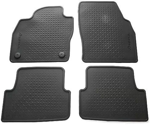 Seat 6F9061500041 Gummi Fußmatten Premium Allwetterfußmatten 4X Gummimatten, schwarz, mit Arona Schriftzug *** nur Facelift bis 13.06.2022 ***