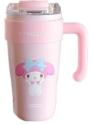 Everyday Delights Melody Stainless Steel Insulated Cup with Lid & Straw 860ml