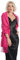 DiaryLook Damen Schal Frauen Pashmina Schals Wraps Bräute Brautjungfern Hochzeit Abend Kleider Solid Color (Rose)