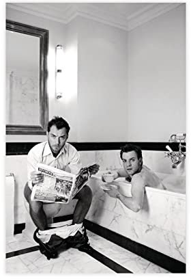 MEZUMI Jude Law Leinwand-Poster, Wandkunst, Dekordruck, Bild, Gemälde für Wohnzimmer, Schlafzimmer, Dekoration, ungerahmt, 40 x 60 cm