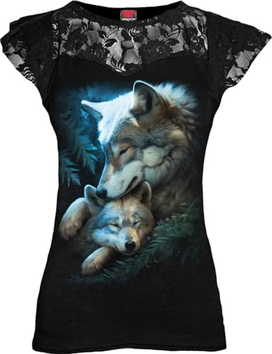 Spiral Mother's Love Frauen T-Shirt schwarz S 95% Viskose, 5% Elasthan Gothic, Rockwear