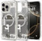 Spigen für iPhone 16 Pro Max Hülle [Anti-Yellowing] Ultra Hybrid MagFit Case Handyhülle Transparent Dünn Slim Kompatibel mit MagSafe -Zero One Natural Titanium