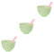SDAAD Silicone Mixing Bowl,Care Facial Cream Mixing Bowl,3 Sets Bowl Wax Mixing Rod Mixer Holder DIY Face Cream Bowl Face Maskes Cosmetic Bowl Mixing