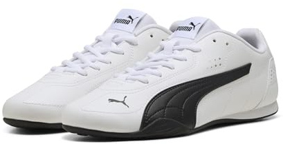 PUMA Catch, Scarpe da Ginnastica Unisex - Adulto, Puma White-Puma Black, 41 EU