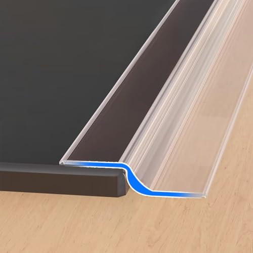 Cinta transparente para calafateo con diseño en V, impermeable, para ducha, inodoro, bañera, lavabo (3,2 metros)