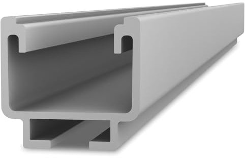 K2 Systems Montageschiene SolidRail Light 4,80 m – Aus Aluminium EN AW-6063 T66 für Schrägdächer, kompatibel mit K2 InsertionRail und SolidRail Systemen, Länge 480 cm Montage Solarmodul/PV-Halter