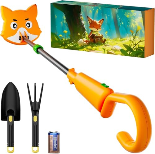 Metalldetektor Kinder,30-38 Zoll einstellbar,Tragbar Und Leicht Metallsuchgerät,Geeignet für Outdoor-Abenteuer von Kindern,Metal Detector Mit Schaufel Und Rechen