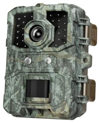Logilink WC0066 Caméra de Chasse avec Vision Nocturne et détecteur de Mouvement, résolution vidéo 4K + résolution Photo 36 MP, capteur PIR 90°, Classe de Protection IP66