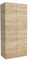 Brent - Kleiderschrank Klein Harrow 1, Mehrzweckschrank 80 cm Breit, Kleiderschränke 180 cm Hoch, Schlafzimmerschrank, Allzweckschrank, Garderobenschrank, Kleiderschrank - Sonoma Eiche
