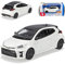 alles-meine.de GmbH T*o*y*o*t*a Yaris GR XP21 Weiss Ab 2020 1/43 Burago Modell Auto mit individiuellem Wunschkennzeichen