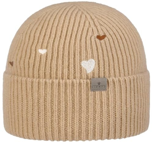 LIERYS Little Hearts Wollmütze Made in Germany Damen Winter