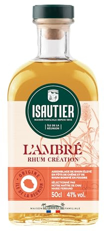 Isautier - Rhum Création - L'Ambré - Ile de la Réunion - 41° (1 x 0,5L)