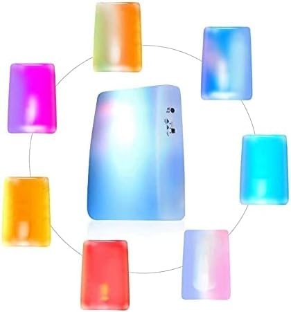 Campanello Senza Fili per Anziani Sordi 7 Luci A Colori Campanello con Musica Flash Campanello per La Casa con Musica Wireless Campanello A Distanza di Trasmissione 30~50 M