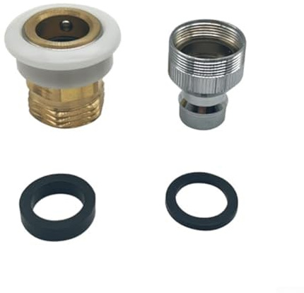Honseadek Adaptateur de robinet mâle femelle 15/16-27 55/64-27 à 3/4 pour tuyau d'arrosage portable machine à laver lave-vaisselle robinet raccord de tuyau