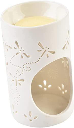 Candle holders, 1pcs Oil Burners Ceramic Essential Diffuser Glass Candle Burner Pot Stove Candlestick