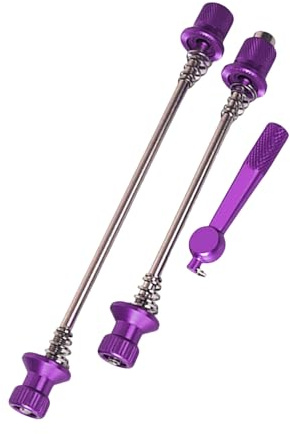 Premium Aluminum Quick Release Skewer Road Bike Anti-Theft Lock Lightweight Hub Compatible Road Bike Quick Release Skewer