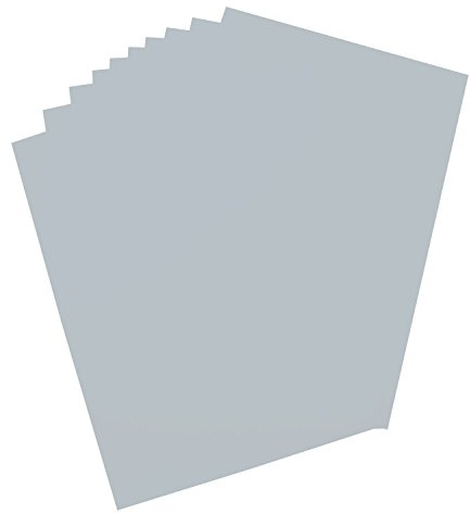 folia 65631 - Plakatkarton, ca. 48 x 68 cm, 10 Bögen, 380 g/qm, einseitig silber gefärbt - ideal zum Basteln oder Erstellen von Plakaten und Anzeigen