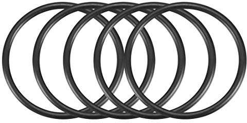 sourcing map Pack mit 5 Flansche Dichtring Nitrilkautschuk metrische O-Ringe 53mm Außendmr. 46mm Innendmr. 3,5mm Breite
