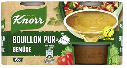 Knorr Gemüse Bouillon Pur mit vollem Geschmack vegan 6x 28 g
