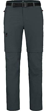 Bergson Baker Zipp-Off | Herren Wanderhose, vielseitig, pflegeleicht, Ebony [949], 60 - Herren