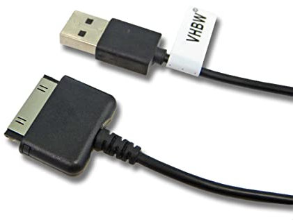 vhbw USB cable for Netbook Pad Tab tablet Barnes & Nobles Nook HD 7, Nook HD 9, Nook HD+, BNTV600 43GB Slate tablet