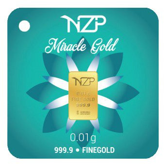 Miracle Gold Nzp Goldbarren 0,01 Gramm, Goldbarren 0,01g, Feingehalt 999,9