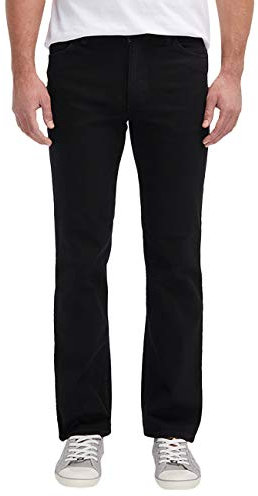 MUSTANG Herren Straight Leg Jeans Tramper, Schwarz (midnight black 490), 33W x 30L