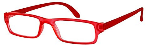 I NEED YOU Lesebrille Action SPH: 3.00 Farbe: rot-matt, 1 Stück
