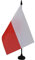 AZ FLAG - Tischflagge Polen - 21x14 cm - Polnische Tischfahne 14 x 21 Cm - Flaggen