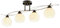 Lindby Glas Deckenlampe Metall altmessing, Deckenstrahler 4x E14 max. 40W ohne Leuchtmittel Deckenleuchte Küche Schlafzimmer Wohnzimmerlampe