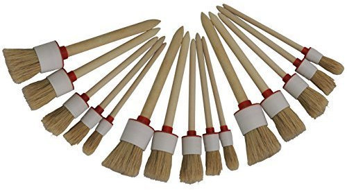 15 x Ringpinsel, Rundpinsel, Malerpinsel, Reinigungspinsel, Lackpinsel