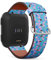 Kompatibel mit Fitbit Versa Lederarmband, mit Schnellverschluss-Stiften (Meerjungfrau-Tale)