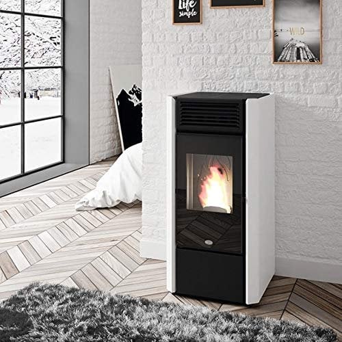 Eva Calòr Milly Stufa a Pellet: Colore - Bianco