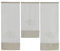 Leylas Wohnwelt 3er Set Miniflächen 4021 01 Ginko Weiß Beige 90 cm