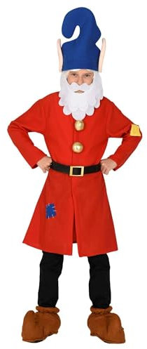 W WIDMANN MILANO Party Fashion - Costume enfant nain, gnome, lutin, conte de fées, déguisements de carnaval