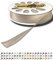 Sandras-Bastelladen Schrägband/Einfassband Satin gefalzt 20m x 20mm 849-Mocca