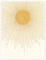 Minimalistische Sonne Poster von Olga Telnova 50 x 70 cm Beige Wandbilder Wanddeko